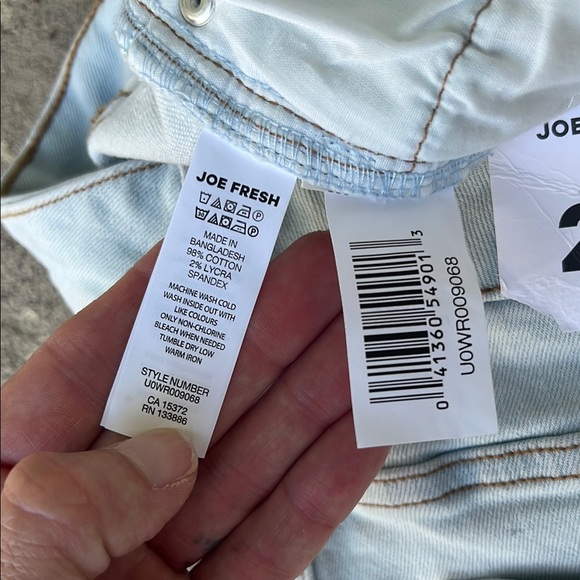 Joe Fresh light wash Blue Jean Shorts Mid-Thigh - Picture 15 of 16